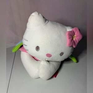 Y2K Hello Kitty Butterfly FairyWings Reclining Plush Doll Pillow 2010 Sanrio